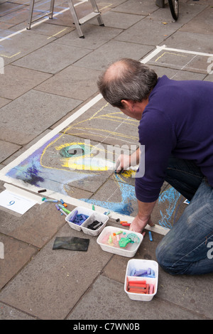 Street art Bold street festival de Liverpool en septembre 2011 Banque D'Images