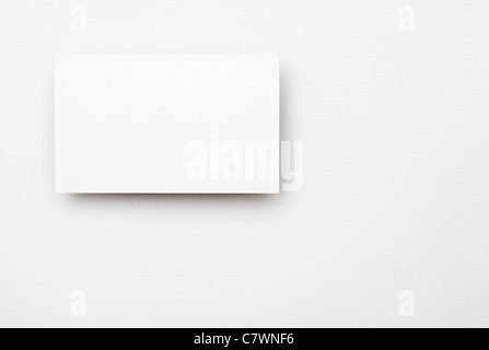 Blank business card. Banque D'Images