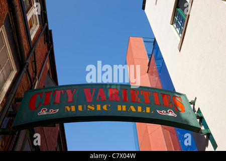 Variétés ville Music Hall, centre-ville de Leeds, après rénovation en 2009 -2011 Banque D'Images