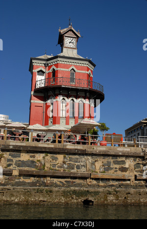 Le bord de l'horloge (1882), le Waterfront, Cape Town, Western Cape, Afrique du Sud Banque D'Images