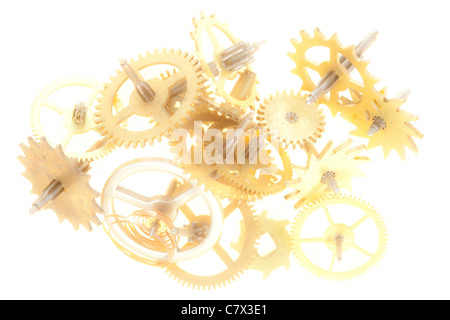 Image abstraite de la mécanisme d'horlogerie - rouages - engrenages Banque D'Images