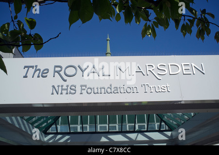 The Royal Marsden NHS Foundation Trust pour le traitement du cancer de l'hôpital de Sutton, Surrey, UK Banque D'Images