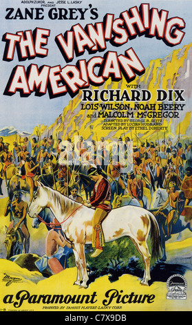 La disparition de l'affiche américaine pour 1925 Paramount film avec Richard Dix Banque D'Images