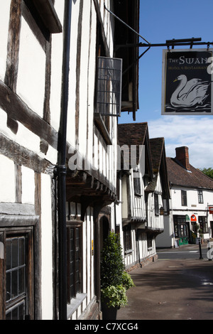 Le Swan Hotel dans le village médiéval de Lavenham Suffolk Banque D'Images