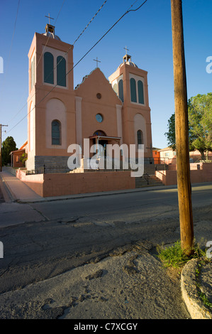 Saint Vincent de Paul Eglise Catholique, Silver City, Nouveau-Mexique, États-Unis Banque D'Images