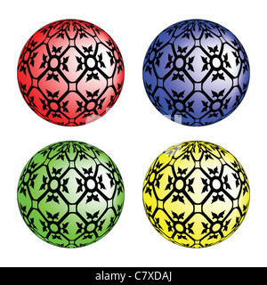 Bulles de couleur contre fond blanc texturé, abstract vector art illustration Banque D'Images