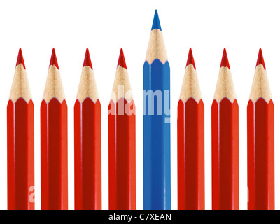 Lápices de colores crayons de couleur Banque D'Images