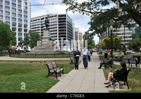 Farragut Square, Washington DC, USA Banque D'Images