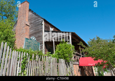 Le Mississippi, Natchez, King's Tavern, le plus ancien bâtiment de Natchez, comité permanent avant 1789, fonctionne maintenant comme bar restaurant Banque D'Images