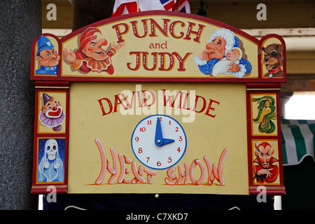 Punch et Judy Show Banque D'Images