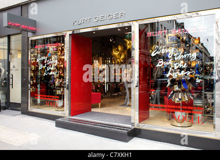 Kurt Geiger shop dans west end of London Banque D'Images