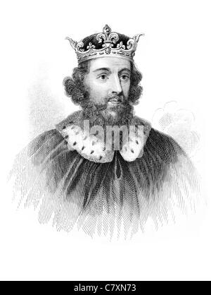 Alfred le Grand Roi Wessex 871899 royaume anglo-saxon Vikings monarque anglais king royal royal royal princière queenly Banque D'Images