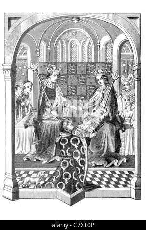 1421 1471 Henry VI, Roi d'Angleterre king royal royal royal imperial princière queenly règle souveraine monarch potentat queen Banque D'Images