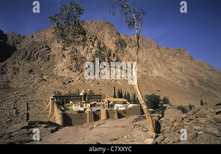 L'Egypte, le Sinaï. Le monastère de Sainte Catherine Banque D'Images