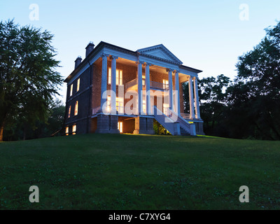 Canada,Ontario,Queenston, néo-grec Willowbank est une maison construite en 1834 et désignée comme un lieu historique national au Canada Banque D'Images