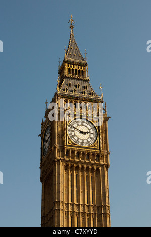 Big Ben/St Stephens tour de l'horloge, l'un des repères de Londres, Westminster, London, England, UK Banque D'Images