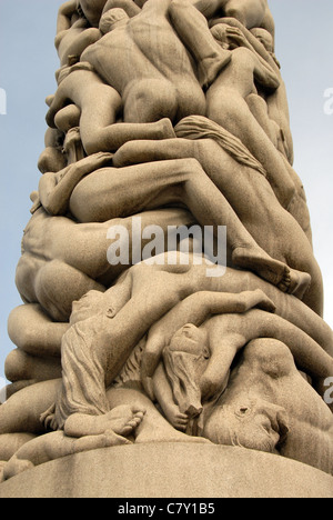 Parc de Sculptures de Vigeland, Oslo, Norvège Banque D'Images