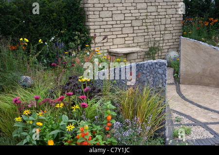 Chris gagnant, la Bourse de mentorat Eugène Riedweg Bradstone Jardin Vitalité, designer Caroline Butler, automne 2011 de Malvern Banque D'Images