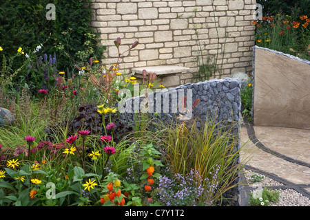 Chris gagnant, la Bourse de mentorat Eugène Riedweg Bradstone Jardin Vitalité, designer Caroline Butler, automne 2011 de Malvern Banque D'Images