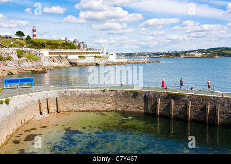 Port de West Hoe plymouth Devon England UK Banque D'Images