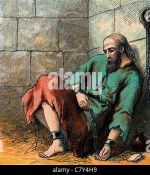Histoires de la Bible- Illustration de Proverbes de Salomon IV ' espoir différé rend le coeur malade proverbe xiii 12' Banque D'Images