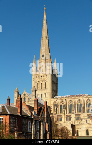 Cathédrale de Norwich Norwich, Norfolk, England, United Kingdom Banque D'Images