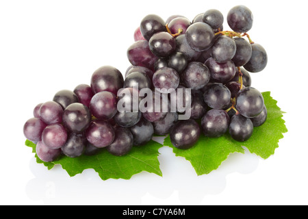 Fresh red grape isolated Banque D'Images