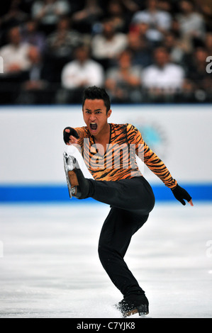 Jeffrey Buttle (CAN) lors du spectacle de patinage artistique de l'Open du Japon 2011. Banque D'Images