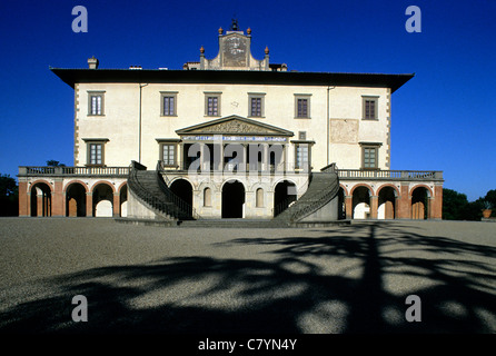 Italie, Toscane, Poggio Caiano, Villa Medici Banque D'Images
