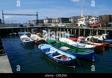 Espagne, Pays basque, Bilbao, Bilbao Harbour Banque D'Images