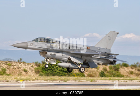 Un F-16D de la Royal Singapour Air Force. Banque D'Images