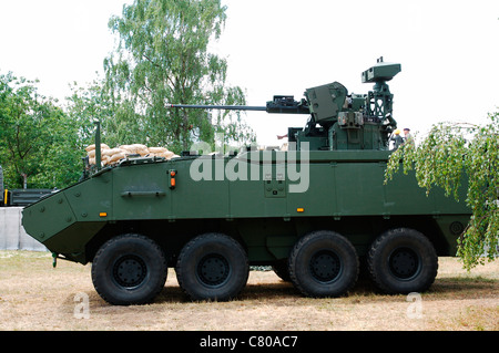 Le Piranha IIIC de l'armée belge. Banque D'Images