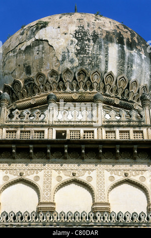 L'Inde, de l'Andhra Pradesh, Hyderabad, Qutb Shahi tombs Banque D'Images