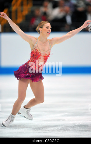 Joannie Rochette (CAN) lors du spectacle Japon Open 2011 Banque D'Images