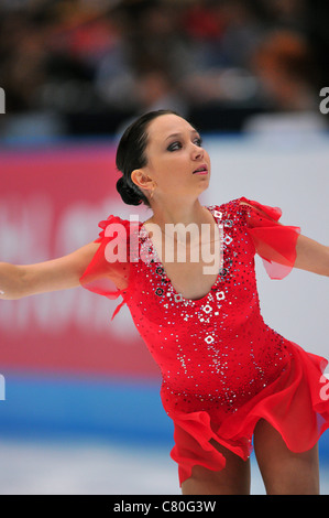 Elizaveta Tuktamisheva (RUS) effectue pendant le Japon Open 2011. Banque D'Images