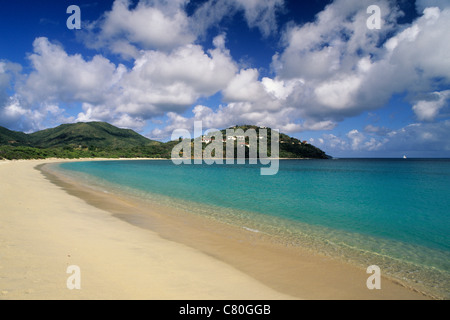 Îles Vierges britanniques, Tortola Beef Island, Long Bay. Banque D'Images