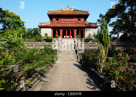 Vietnam, Hue, mausolée de Minh Mang Banque D'Images