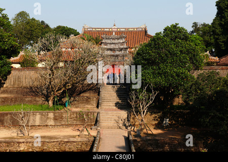 Vietnam, Hue, mausolée de Minh Mang Banque D'Images