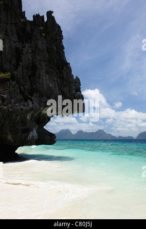 Philippines, Palawan, El Nido resort, Entalula island Banque D'Images