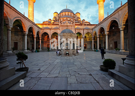 La Turquie, Istanbul, mosquée Yeni Cami Banque D'Images