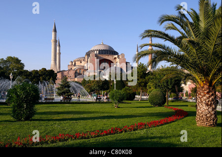 La Turquie, Istanbul, Aya Sofya Banque D'Images