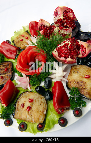 La Russie, Moscou, restaurant géorgien, de l'alimentation Banque D'Images