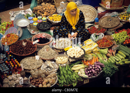 La Malaisie, Kota Bahru, Marché Central Banque D'Images