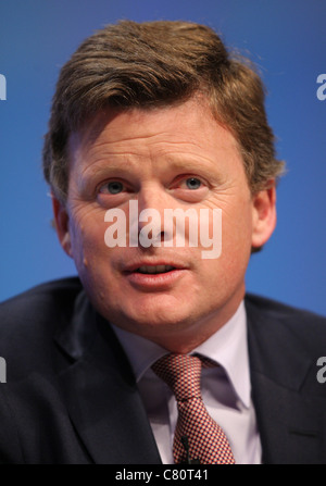 RICHARD BENYON MP SOUS SECRÉTAIRE D'ÉTAT À L'E 02 Octobre 2011 Manchester Central Manchester en Angleterre Banque D'Images