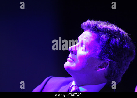 RICHARD BENYON MP SOUS SECRÉTAIRE D'ÉTAT À L'E 02 Octobre 2011 Manchester Central Manchester en Angleterre Banque D'Images