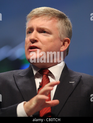 MARK PRISK MP BUSINESS & ENTERPRISE Ministre 03 octobre 2011 ANGLETERRE Manchester MANCHESTER CENTRAL Banque D'Images