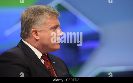 MARK PRISK MP BUSINESS & ENTERPRISE Ministre 03 octobre 2011 ANGLETERRE Manchester MANCHESTER CENTRAL Banque D'Images