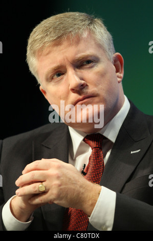 MARK PRISK MP BUSINESS & ENTERPRISE Ministre 03 octobre 2011 ANGLETERRE Manchester MANCHESTER CENTRAL Banque D'Images