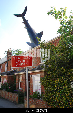 La célèbre Headington Shark, Oxford UK Banque D'Images