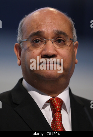 MP, Keith Vaz, PRÉSIDENT DU HOME AFFAIRS S 28 Septembre 2011 L'AAC LIVERPOOL ANGLETERRE Banque D'Images